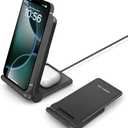 25W Wireless Charger,Foldable 2 in 1 Wireless Charging Station for Apple iPhone 16/16 Pro/15/14/13/12/11/Plus/SE/X/Airpods,PDKUAI 15W Fast Dual Wireless Induction Charge Stand for Samsung/LG