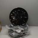 Hubcap Wheel Cover Replacement R15 Hub Caps Universal-Fit Steel Wheel Rim Cover ABS Material Exterior Accessories for Car Truck SUV -Set of 415-inchBlack