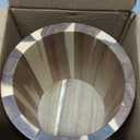 Wooden Utensil Holder for Countertop, 360 Rotating Kitchen Utensil Holder, 7.2"x 6" Large Acacia Wood Crock, Farmhouse Kitchen Decor