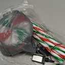 6 in 1 Lollipop Christmas Pathway Lights Outdoor, 29 Inch Peppermint Pathway Markers Lights, Lighted Candy Cane with 5 Modes and Music for Xmas Holiday Patio Yard Garden(Multicolor)