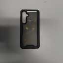 for Samsung Galaxy S24 Plus Case 2 in 1 Dual Layer Hard PC Soft TPU Shock Proof Drop Protective Phone Case for Samsung Galaxy S24 Plus 5G 6.7 inch 2024 - Black Cat