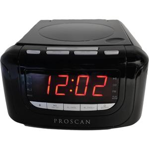 Proscan CD Clock Radio with USB Charger Model PCR4896