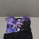 B2prity Tankini Swimsuits for Women Two Piece Bathing Suits Tummy Control Long Torso Tank Tops with Shorts (X-Large, Sunflower Purple)