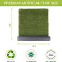 SUNTURF Dog Grass Pads 4 x 6 FT Artificial Grass Pee Pads for Dogs Potty Fake Grass Rug Turf Mat for Dogs Training Indoor Outdoor Garden Lawn Artificial Grass Rug