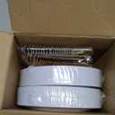 WELLIFE 60 PCS Gold Plastic Dessert Plates and 60 PCS Forks, 6.3 inch Disposable Salad Plates, Premium White Appetizer Plates with Gold Rims, Perfect for Party and Wedding