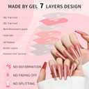 Red Cat Eyes Press On Nails,12 Sizes - 24 Pcs Soft Gel Red Long Coffin Fake Nails Kit with Nail Glue, Natural Reusable Stick On False Nails for Women and Girls SK1054