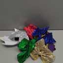 12-Color Jumbo Glitter Cheer Bow Clip  7 Sequin Hair Bow for Girls, Perfect for Softball, Uniforms, Christmas, Halloween, and Special Occasions
