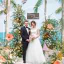 Wokceer White Metal Wedding Arch Stand Set of 3 Sizes 8FT, 7.2FT, 6.6FT for Wedding Ceremony, Baby Shower, Birthday Party, Garden Decoration