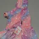 Dog Sweaters for Small Dogs Girl Night Glow Dog Hoodie Warm Fleece Doggie Sweatshirt Cute Puppy Dress Winter Pet Sweaters Doggy Clothes Outfit Apparel for Chihuahua Yorkie, Star, M (Medium (Chest 17in ))