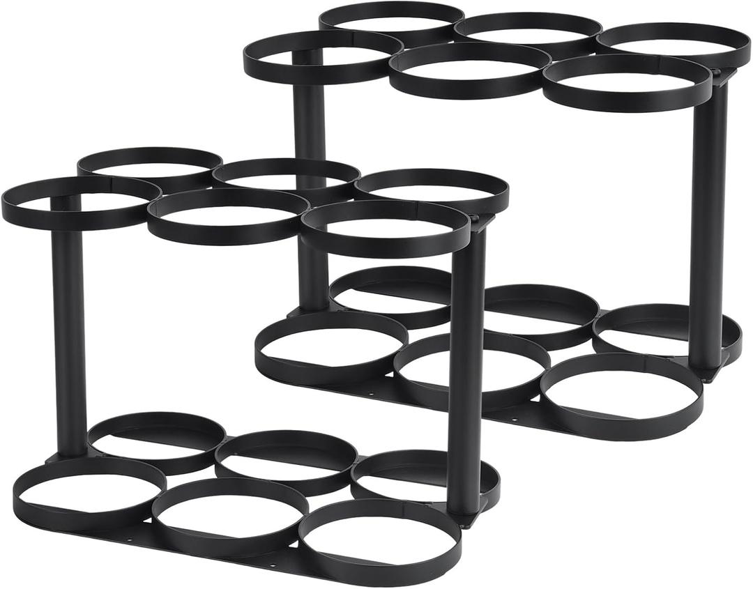 Oxygen Tank Holder, Oxygen Tank Rack, Medical Oxygen Tank Holder, Heavy Duty Oxygen Cylinder Rack for Storage and Transportation, Floor Mountable Oxygen Rack 4.5" Diameter 12 Slots