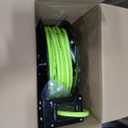 Flexzilla Open Face Retractable Air Hose Reel, 3/8 in. x 50 ft., Heavy Duty, Lightweight, Hybrid, ZillaGreen - L8611FZ