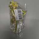 HIFANMM Flower Hair Clips Metal Alloy Hair Accessories for Women Girls, Yellow Lily Hair Claw Clips Pearls Cute Fashion Spring Summer Hairpins Shark Strong Hold Non Slip Large Jaw Clip 2 Pcs