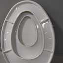 Little2Big Toilet Seat with Built-In Toddler Potty Training Seat, Slow Close, Easy to Install, Made in USA, ELONGATED, White