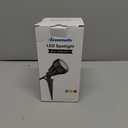 DEWENWILS 120V LED Outdoor Spotlight, 3 Extra Lenses (Red Green Yellow), 5.5W 5000K Plug in Spotlight, Waterproof Landscape Light for Yard, Tree Flag, Holiday, 5FT Extension Cord, UL Listed (Black)