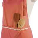 FINGERCRAFT Apron, Dual Pocket, Adjustable Tie, Multipurpose Washable Bib Apron for Home, Kitchen, Chef and Professionals