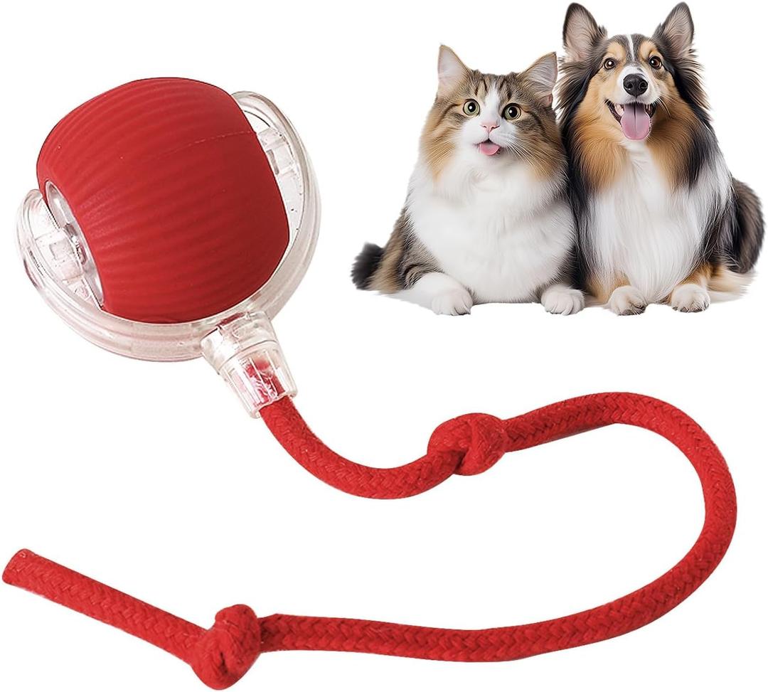 Interactive Cat Toys Ball, Movable Cat Toys, Smart 360° Automatic Rolling Pet Ball, USB Rechargeable, Ideal Christmas Pet Gift, Relieves Boredom for Indoor Cats