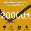 Suplevel 25ft EV Charger Adapter Cord Compatible with NEMA 14-30P to 14-50R, 30 Amp 4 Prong Dryer Male to 50 Amp 4 Prong EV RV Female for Level 2 or Telsa Charging RV Camper, ETL Listed