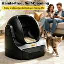 Automatic Litter Box - App-Controlled Self-Cleaning, Large Capacity, Suitable for Multiple Cats, Noise Reduction & Odor Control, Dual Safety Sensors, Comes with Waste Bags, Easy to Maintain