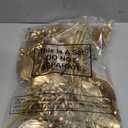 6 Pcs 16 Inch Christmas Magnolia Picks Champagne Christmas Tree Picks Glitter Gold Artificial Magnolia Flower Leaves Berries Branches for Xmas Tree Winter Vase Wreath Holiday Decor