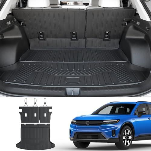 JOULARISE Cargo Mat Backrest Mats for 2024-2026 Honda Prologue/Chevrolet Chevy Blazer EV Accessories, All-Weather TPE Protectors Trunk Mat Cargo Liner Seat Back Covers(Cargo Mat Backrest Mats)