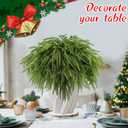 18 Pcs Christmas Norfolk Pine Branches -18 Inches Artificial Pine Branches faux Christmas Norfolk Pine Greenery Stems Faux Norfolk Pine Branches Garland for Xmas DIY Crafts Decorations Indoor Outdoor