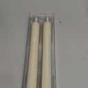 Homemory 2 PCS Flameless Taper Candles with Remote and Timer, 9.6 inch Ivory LED Candle Sticks Battery Operated, Dripless Real Wax Window Candles with 3D Flickering Flame for Fireplace Christmas