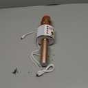 BONAOK Wireless Bluetooth Karaoke Microphone,3-in-1 Portable Handheld Karaoke Mic Speaker Machine Home Party Birthday for All Smartphones PC(Q37 Rose Gold)