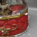 Nativity Scene Snow Globe - Musical Plastic Christmas Snow Globes Lantern That Light Up Featuring Baby Jesus, LED Glitter Water Spinning Decoration Gift Music Box for Adults Women Men