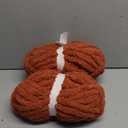 Crafted by Catherine Chunky Chenille Yarn - 2 Pack (8 oz / 227 g, 31.7 Yards Each Skein), Clay, Gauge 7 Jumbo