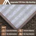 COSY HOMEER Edging Stair Treads Non-Slip Carpet Mat 28inX9in Indoor Stair Runners for Wooden Steps, Edging Stair Rugs for Kids and Dogs, 100% Polyester TPE Backing (10pc, Brown)