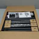 HYSEYY Double Rods Clothes Rack, Rolling Clothing Rack for Hanging Clothes Portable Wardrobe Rack, Metal Garment Rack Sturdy Coat Rack for Bedroom Laundry Living Room, Black