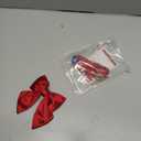 Lionet Paws Bowtie Dog Collar - Comfortable Silk Dog Collar with Detachable Bow Tie for Small Dogs, Neck 10-16 Inches (Red)