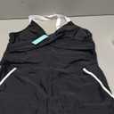 Aqua Eve Womens Tankini with Shorts - Two Piece Tummy Control Swimsuit Cross Back Bathing Suit with Pockets 2025 Swimwear (Large, Black and White)