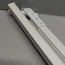 Ceiling Curtain Track, Aluminum Sliding Rail, White, 9.5ft(2.9m)