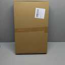 COAINNER Collapsible Storage Container with Lid and Latches, Clear Stackable Plastic Tote Bin with Handles for Clothes, Sweater, Blanket (Yellow,12.8 Gal)