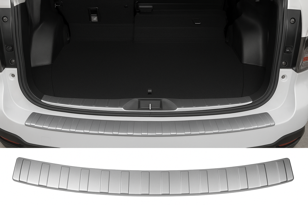 Rear Bumper Protector for Subaru 2013-2018 Forester Car Accessories ABS Plastic Material Silver Trunk Door Entry Guards
