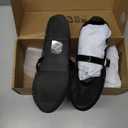 Ankis Mesh Ballet Flats for Women, Black Mesh Flats Buckle Strap Mary Jane Ballerina Flats Women's Fishnet Flat Sandals Shoes for Dressy Summer. Size 5