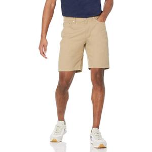 Amazon Essentials Men's Slim-Fit 9" Inseam Stretch 5-Pocket Short (33, Khaki Brown)
