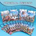 Kauai Sun 16PCS Game Theme Party Gift Bags, Four Unique Designs Goodie Bags for Boys Girls Kids Gaming Party Favors Supplies Candy Treat Loot Exchange Gifting Goodies, Sturdy Extra Thick with Handle (Video Game, Small 8"x6")