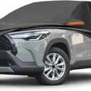 Car Cover Waterproof Custom Fit for Toyota Corolla Cross All Weather for Automobiles Outdoor Snow Sun Dust UV Protection Full Exterior Cover with Door Zipper