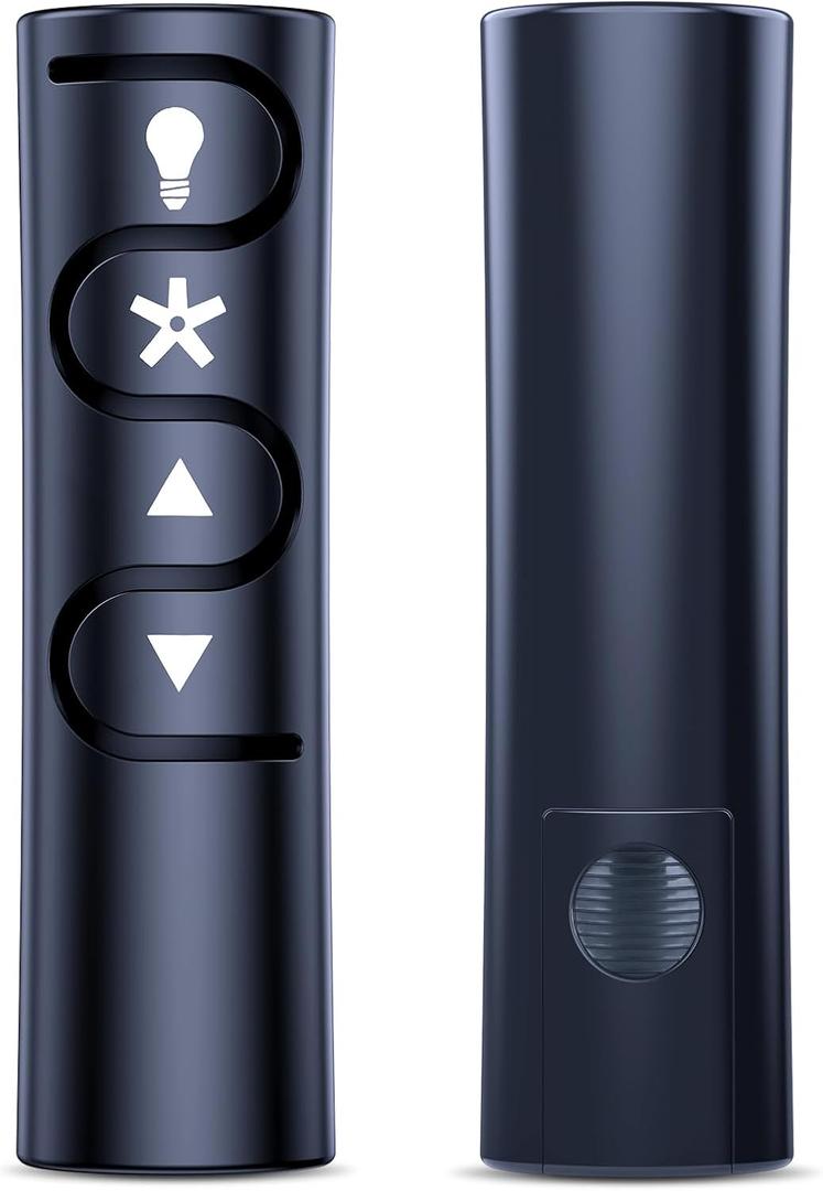 Replacement Ceiling Fan Remote Control Compatible with Hunter K6266 and Casablanca Fan 99198, Full Range Light Dimming Ceiling Fan Remote for Indoor Use Only
