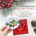 School Bus Driver Christmas Ornaments 2025 - Back to School, Thank You Appreciation Gifts for Xmas, End of Year - Bus Driver for Women, Men, School Staff Holiday Keepsake