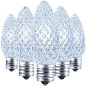 25 Pack C9 Led Replacement Christmas Light Bulb,