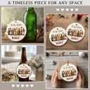 2 x Funny Beer Ornament - Ceramic Ornaments Gifts for Beer Lovers - Tis The Season to Drink Beers