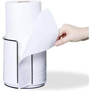 Paper Towel Holder Countertop, Farmhouse Paper Towel Holder Countertop, Ceramic Paper Towel Holder Farmhouse Rustic Decor for Kitchen Bathroom, Kitchen Paper Towel Holder with Non-Slip Base
