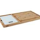 Dexas Prep and Weigh Bamboo Cutting Board with Digital Scale