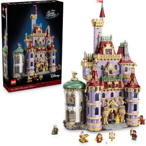 LEGO Disney Princess Beauty and The Beast Castle Building Set - Room Decor for Women & Men, Ages 18+ - Model Building Kit for Adults - Book Shelf Display - Gift for Christmas - 43263