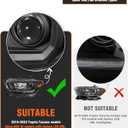 2016-2022 Toyota Tacoma Headlights Assembly Only Black Housing Amber Reflector Replacement Driver and Passenger Side
