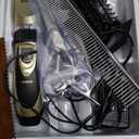 oneisall Dog Clipper Low Noise, Dog Grooming Kit with Rechargeable, Pet Shaver Cordless Electric Quiet Hair Clipper Set for Dogs Cats PetsGold