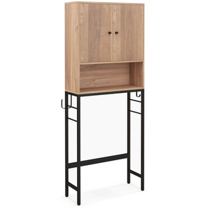Over The Toilet Storage Cabinet with 2 Doors and Adjustable Shelf,
BA8181NA